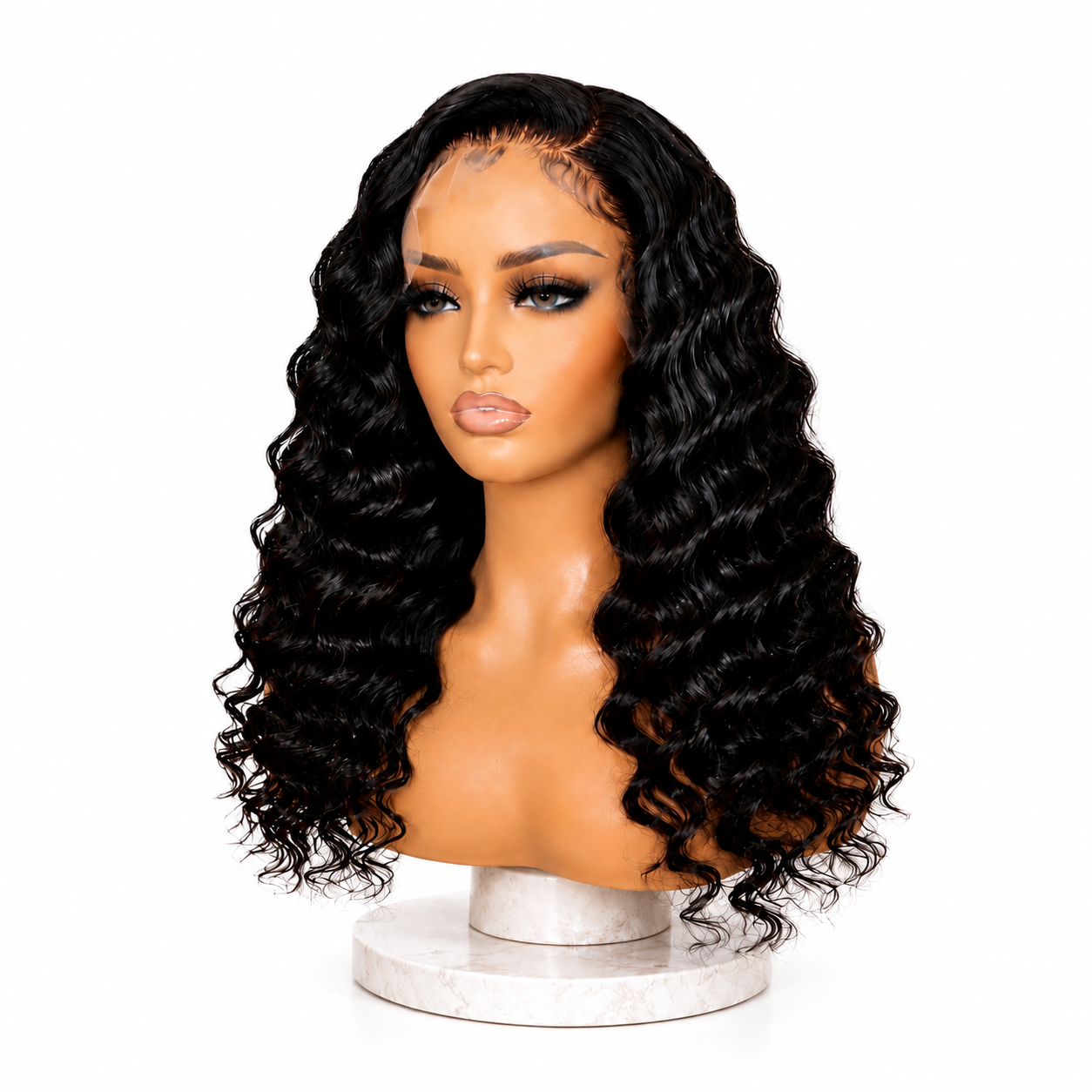 loose deep wave lace front 16